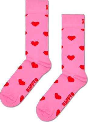 Produktbild von Happy Socks Heart Half Lange Socken Rosa EU 36-40 Mann Rosa EU 36-40