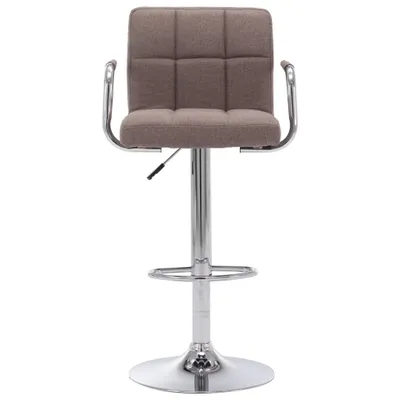 Immagine prodotto di vidaXL Sgabello da bar in tessuto taupe