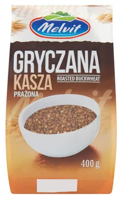 Productafbeelding van Melvit, geroosterde boekweitvlokken, 400 g
