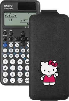Produktbild von Casio FX-85 DE CW ClassWiz Schulrechner mit Hello-Kitty-Bedruckung (Motiv 09)