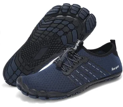 Immagine prodotto di Scarpe Aqua, tessuto composito, modello barefoot, colore blu, taglia 42/43