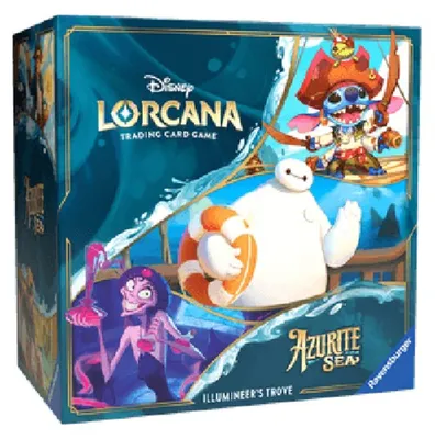 Zdjęcie produktu dla Ravensburger Disney Lorcana Azurite Sea, Gra karciana, Strona kolekcjonerska, 8 lat(a), 10 min