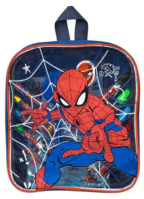 Produktbild von Undercover Spiderman Malset Rucksack - kreative Zeichenset für Kinder