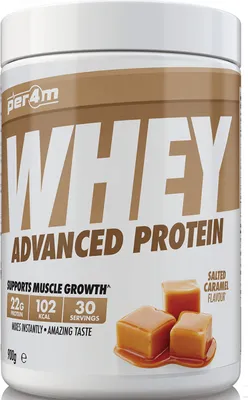 Produktbild von Per4m Whey Advanced Protein (900g) Salted Caramel - Eiweiße - Molkenprotein-Mischung