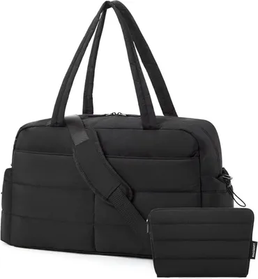 Zdjęcie produktu dla BAGSMART Torba podróżna damska 31L Wodoodporny bagaż podręczny Fitness Czarny