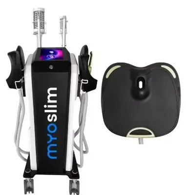 Produktbild von Hautstraffungsgerät - Körperformungsmaschine - RF - 5 Handstücke - Muskelstimulation - Rollenmassage - Tragbar - 110 V, UK-Stecker