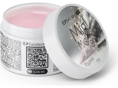 Produktbild von Excellent PRO Excellent Pro | Aufbaugel - Verschönernde Grundierung Für Hybridlacke - Mig! Mig! Gel Try Pink 30g -  - Selbstglättend