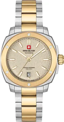 Produktbild von SWISS MILITARY HANOWA Herrenuhr Quarzuhr gold / silber onesize Herren 40 mm SMWGH0006501, SMWGH0006502, SMWGH0006503, SMWGH0006560