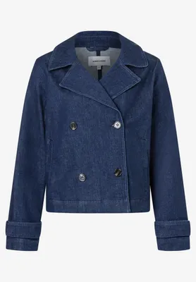 Produktbild von More & More Blue Denim Caban Jacket, dark blue denim 0963 0963 36