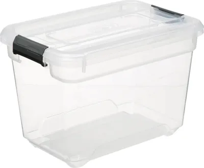 Produktbild von 5Five Aufbewahrungsbox mit Deckel - Solutions Box - 6.5 Liter - 29 x 19 x 19 cm - Kunststoff