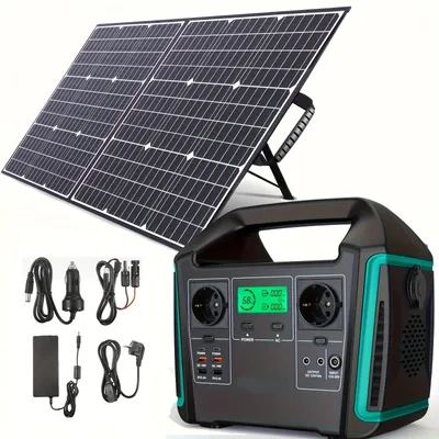Obrázok produktu pre Prenosná nabíjačka – Mobilná batéria – Generátor na kempovanie – Solárna energia – Výkon 1000 W