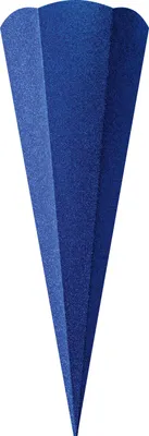 Produktbild von Schultüten-Rohling "Glitter", 68 cm Ultramarine