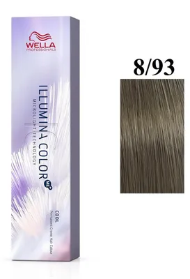 Produktbild von Wella Illumina Color, Blond, 8/93, Light Blonde Cendre Gold, Frauen, 60 ml, Alle Haare