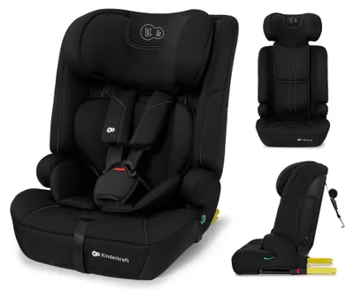 Image de Kinderkraft SAFETY FIX 3 PRO, siège auto de 76 à 150 cm, pour enfants de 9 à 36 kg, siège auto pour enfants avec i-Size