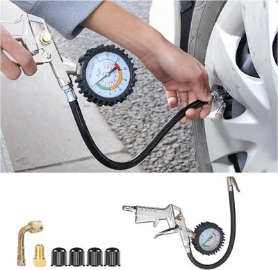 Produktbild von Famanu Bandspannungsprüfer mit Druckmesser - Multifunktional, 220 PSI