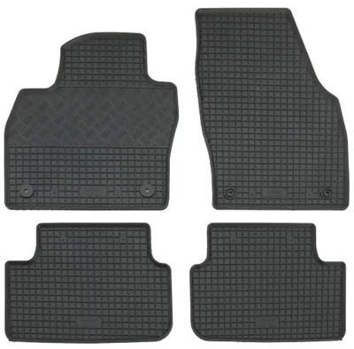 Gummifußmatten Set für VW T-Cross (2019-) + Polo 2G AW (2017-), 4-teilig