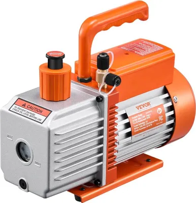 Immagine prodotto di Pompa a vuoto 6 CFM HVAC Pompa a vuoto rotativa a 2 stadi con olio incluso
