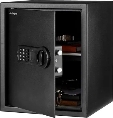 Immagine prodotto di Armadio di sicurezza per la casa, 43 litri, nero, ignifugo, serratura elettronica