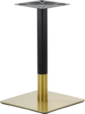 Produktbild von Tischgestell, Tischbeine aus Edelstahl SH-3002-5/GB, für Büro, Hotel, Restaurant, Maße 45x45x72,5 cm, goldfarbener Edelstahl
