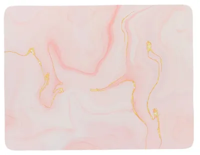 Produktbild von TENDANCE Badteppich Duschvorleger 45 x 60 cm Badematte rosa weiß Badezimmerteppich