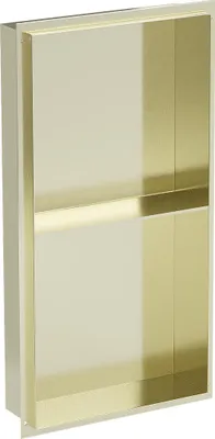Obrázek produktu pro Mexen X-Wall-NR Nástěnná police bez límce s policí 60 x 30 cm, kartáčovaná zlatá - 1951603010S