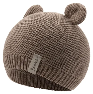 Image de Bonnet en tricot Sterntaler avec oreilles  GOTS
