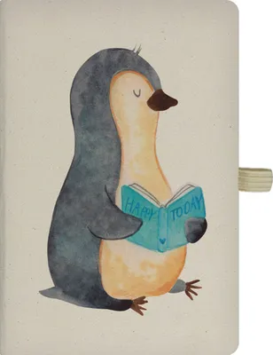 Produktbild von Mr. & Mrs. Panda Tagebuch Pinguin Buch - Transparent - Geschenk, Notizheft A5, Journal, Reisetagebuch, Notizbuch, Ferien, Urlaub, Ausruhen, Nichtstun