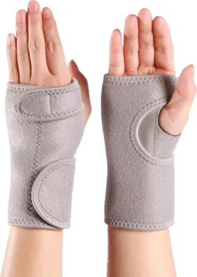 Produktbild von 2 Stück Handgelenkstütze mit Stahlplatte für Karpaltunnelsyndrom, verstellbar, atmungsaktiv, für Nachtschlaf, Handgelenkstütze, Handgelenkschiene