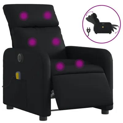 Produktbild von Massagesessel Elektrisch Schwarz Kunstleder