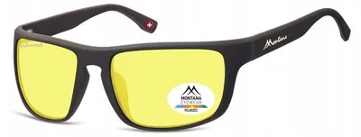 Produktbild von Montana Herren Polarisationsbrille für Nachtfahrten, Gelb