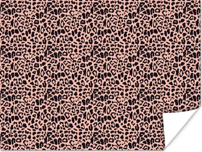 Produktbild von MuchoWow® Poster Leopardenmuster - Rosa - Tiere 160x120 cm - Foto Plakat