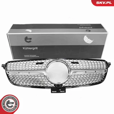 Produktbild von ESEN SKV 66SKV579 Kühlergrill Frontgrill passend für MERCEDES-BENZ GLE (W166) Silber