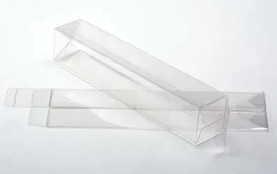 Produktbild von Klarsichtschachteln 7.6x7.6x30.5cm mit Automatikboden (25 Stück)