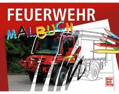 Produktbild von Feuerwehr Malbuch