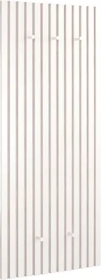 Produktbild von Garderobenpaneel - 50 x 125 cm - 5 Haken - Sandgrau - Schwarz