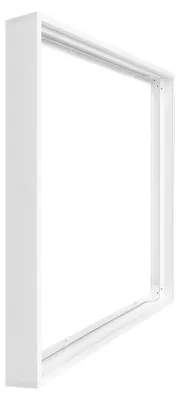 Immagine prodotto di Telaio di montaggio a parete per pannelli LED 62x62 cm, marca Braytron, colore bianco, realizzato in alluminio