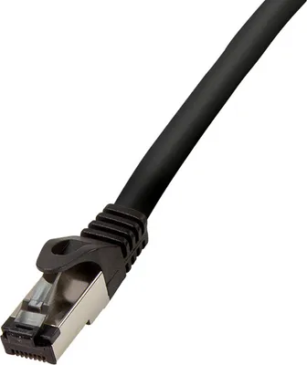 Produktbild von Logilink Premium Cat.8.1 Patchkabel, schwarz, 10,00m    LSZH