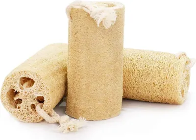 Produktbild von Luffa Schwamm 3Pcs,Natürliche,für Körperpflege Küche Bad Scrubber