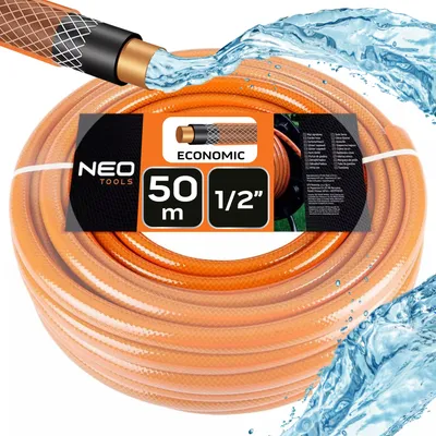 Produktbild von Wasserschlauch, Gartenschlauch, Bewässerungsschlauch ECO 1/2"-50 m 24bar 4-Lagig
