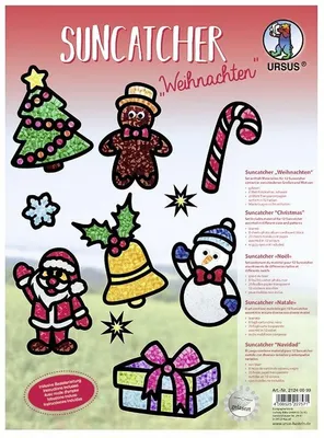 Produktbild von Suncatcher 'Weihnachten' 8 Motive
