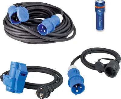 Produktbild von as-Schwabe Camping SET Adapterleitung CEE-Verlängerungskabel Schuko Kabel IP44