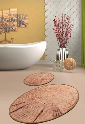 Produktbild von Mijolnir, Wood- CHL1534, Bunt, Badematten, 700 gr/m², 100% Mikropolyamid