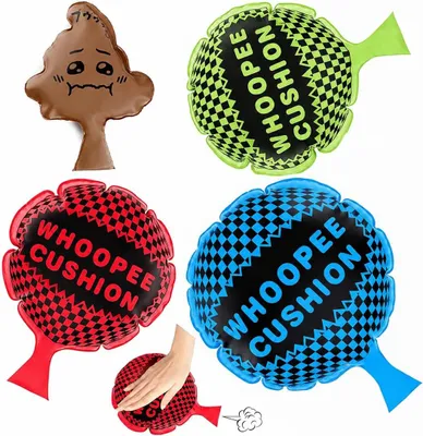 Productafbeelding van Pelkussens - Set van 4 - Grapartikelen - Pelkussens en grapkussens voor feestjes