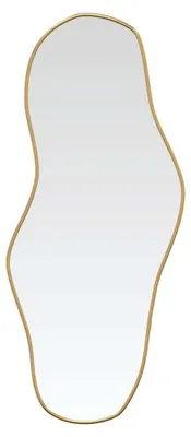 Image de vidaXL Miroir mural Golden 90x40 cm