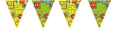 Produktbild von Schulanfang Schuleinführung Dekoset Dekoration Servietten Girlande Konfetti