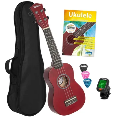 Immagine prodotto di Ukulele soprano Cascha HH 3970 rosso