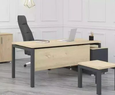 Produktbild von Eckschreibtisch Tisch Büro Tische Schreibtische Möbel Chefschreibtisch