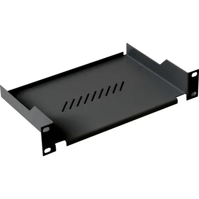 Zdjęcie produktu dla TRITON Police s perforací 10", hloubka 150mm, včetně montážní sady, černá