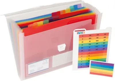 Obrázek produktu pro Exacompta 55298E, Různé barvy, Polypropylen (PP), 400 listy, A4, 330 mm, 250 mm