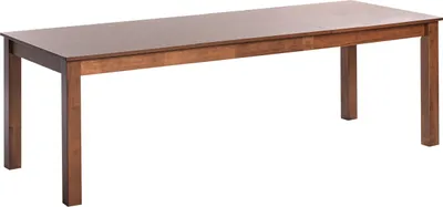 Produktbild von BELIANI Ausziehtisch Dunkle Esche MDF-Tischplatte mit Holzbeinen 160/240 x 90 cm Rechteckig Holzoptik Modern Esszimmer Ausstattung Esstisch Ausziehbar